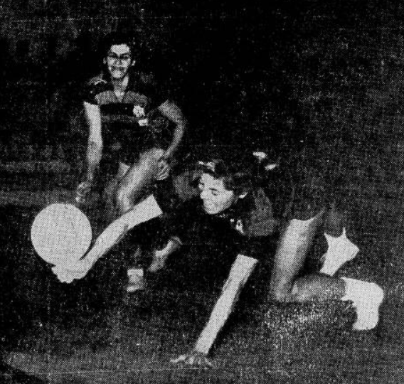Fla x Flu feminino volei 1960