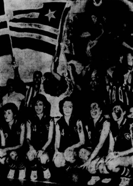 Botafogo campeão estadual feminino basquete 1961