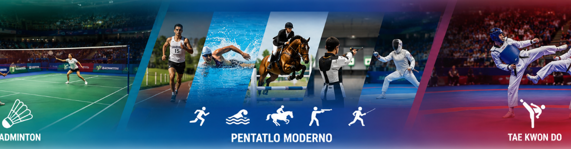 Badminton, Pentatlo Moderno e Taekwondo