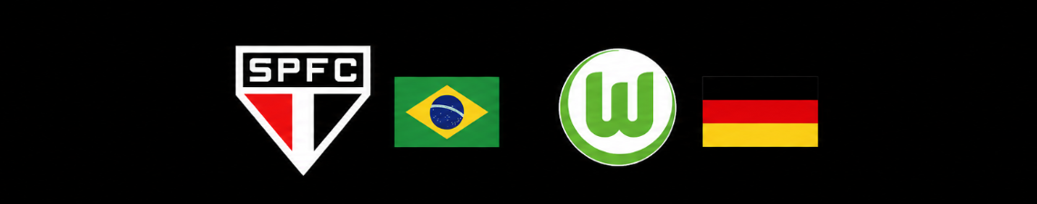 São Paulo e Wolfsburg