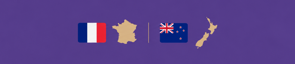 França e Nova Zelândia