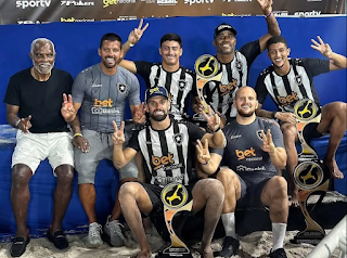 botafogo campeao liga nacional futevolei 2024