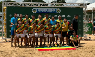 sampaio correa campeao supercopa do brasil masculina beach soccer 2025